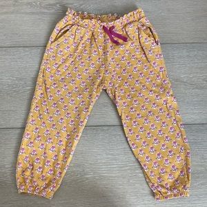 3T Next Jersey Harem Pants Mustard and Pink